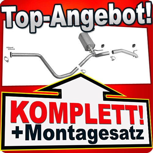 Auspuff für chevrolet cruze - für,