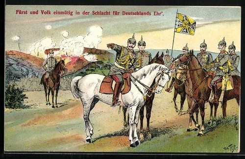 Künstler arthur thiele - künstler-ak,