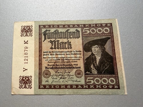 5000 mark reichsbanknote - 5000,