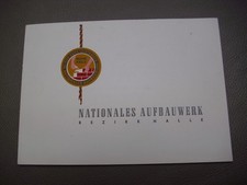 alte DDR Urkunde Nationales