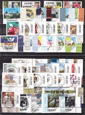 Bund Jahrgang gestempelt nach Wahl im Eckrand aus Deutschland Plus Abo