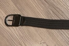 Damen Gürtel Paket schwarz ungetragen Nylon Neu 5 Stück