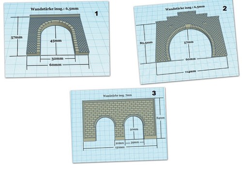 Tunnelportal tunnel spur - tunnelportal, n