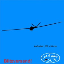 1 Segelflieger Salto Aufkleber