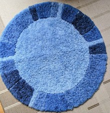 Badvorleger 94 cm Ø Badeteppich rund