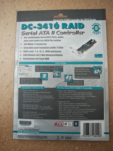 Dawicontrol 3410 raid - dc-3410,