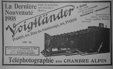 PRESSEWERBUNG 1908