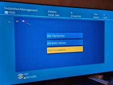Nicht mehr verfügabr-BluRay-/Festplattenrecorder PANASONIC / HDD / KABEL