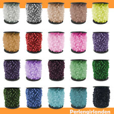 5x Perlengirlande Tischdeko