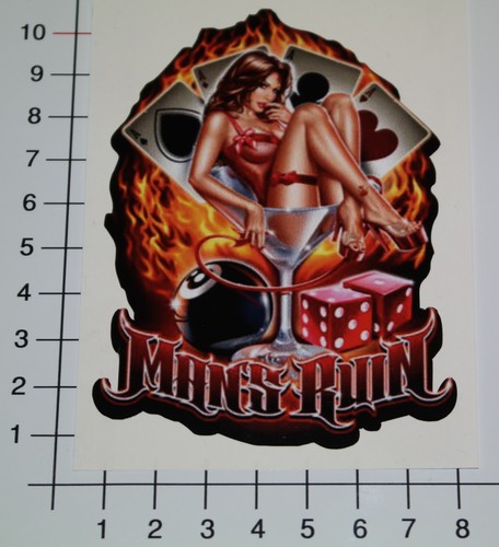 Pin mans ruin aufkleber - up,