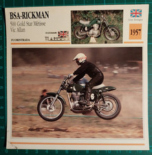 Fotos Motorrad BSA Rickman 500
