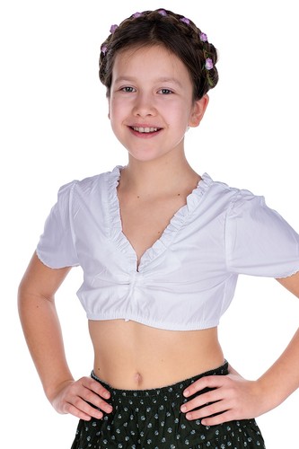 Dirndlbluse kinder tessie - dirndlbluse,