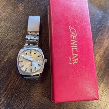 Enicar Automatik Silber Uhr