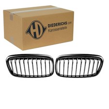 DIEDERICHS KÜHLERGRILL SCHWARZ MATT passend für BMW 2er F45 Performance-Look
