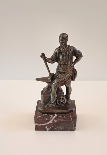 Bronze figur schmied skulptur - bronze,