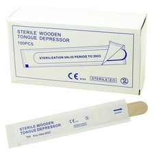 SONDERANGEBOT: Holzmundspatel - einzeln & steril verpackt - 100 Stk. - MHD 2025