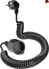 Schutzkontakt-Spiralverlänger