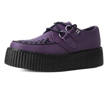 T.U.K. Creepers Damen Viva High Creeper burgund Gothic