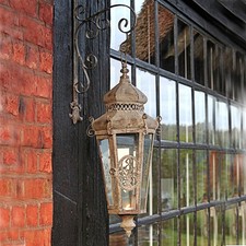 Außen Kerzen Wandlaterne Groß Wand Laterne Vintage Landhaus Gartenlaterne