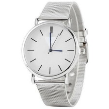 Damen Armbanduhr Silber Luxus