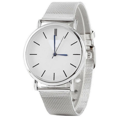 Damen armbanduhr silber - silber, luxus