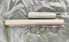 Pelletrohr 100cm + 50cm DN100 + 3 Manschetten, gebraucht