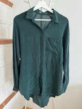 Oui Damen Bluse grün Seide