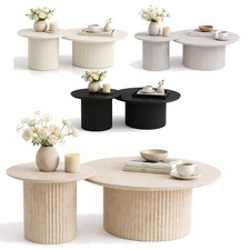 HOOZ Couchtisch rund 2er Set