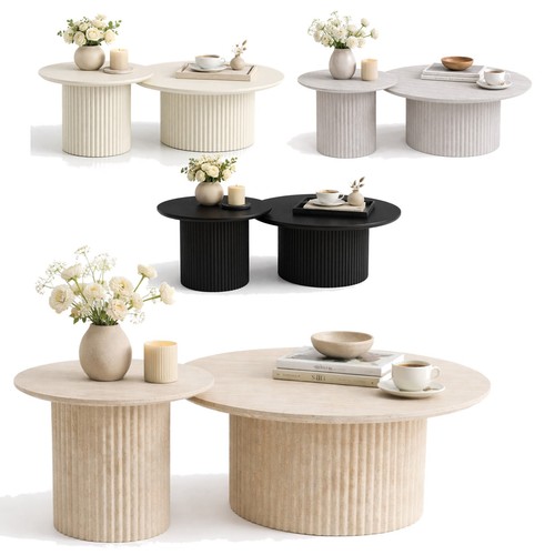 Hooz couchtisch rund 2er - 2er, set