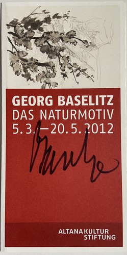 Georg baselitz signiert - baselitz,