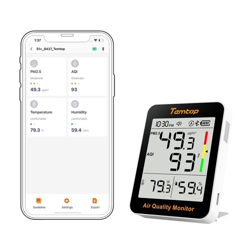 Temtop luftqualitätsmonitor - temtop,