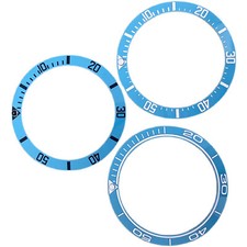 38mm See-blaue Keramik Uhr