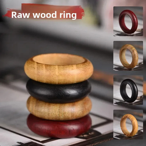 Holzring paar set unisex mode - paar,
