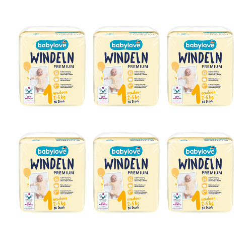 Babylove windeln - 28, st.