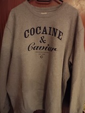Original Crooks & Castles Cocaine & Caviar Pullover Sweater ausverkauft Selten
