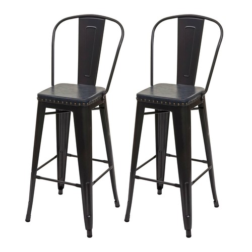 2er set barhocker - 2er-set, hwc-h10c