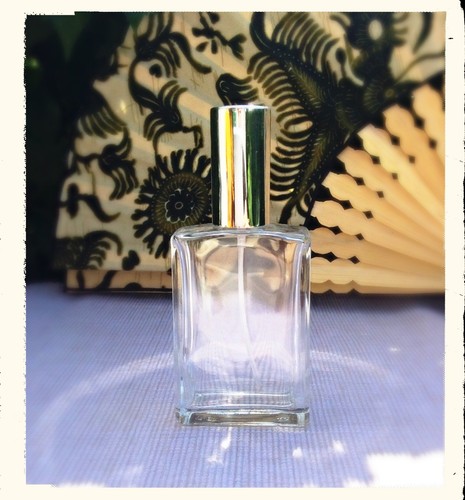 Parfum flakon leer - flakon,