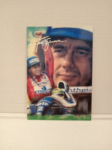 Autogramm karte ayrton senna - karte,