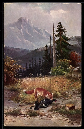 Künstler alfred schönian - künstler-ak,