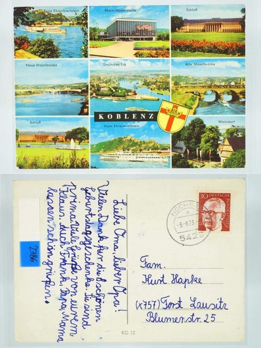 5400 koblenz rhein - (a2786),