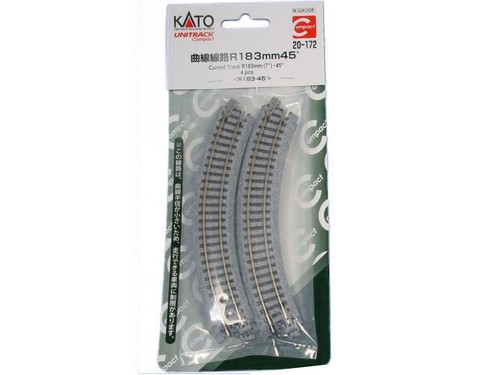 Kato 172 gleis gebogen - 20-172,