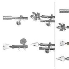 Gardinenstange Innenlauf 20mm