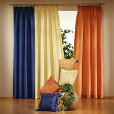 Vorhang Dekoschal mit Band