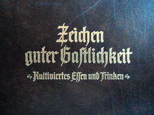 Zeichen guter Gastlichkeit mit ca.250 Rezeptkarten im Ordner aus den 70er-80er J