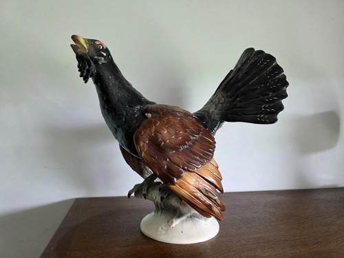 Große keramik figur hertwig - große,