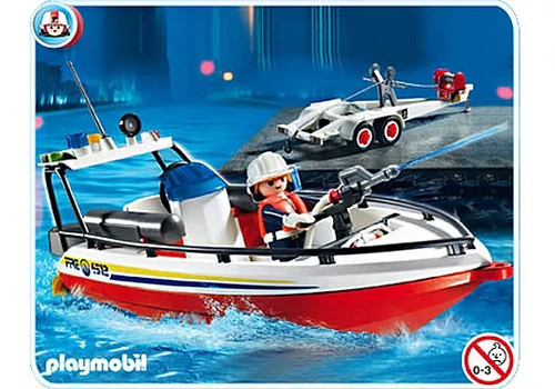 Playmobil feuerwehrboot 4823 - playmobil,