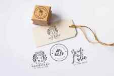 Stempel Handmade by personalisierbar, Made with love Stempel, Handmadestempel