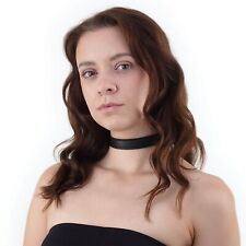 Dezentes Leder Halsband clean Slave BDSM ohne O-Ring Bondage schwarz Nr. 8923