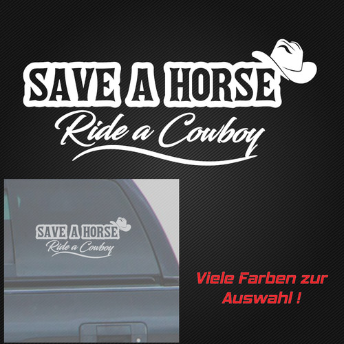 Save hors ride cowboy auto - hors,