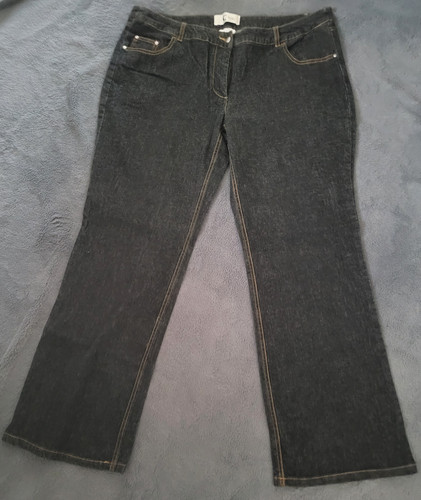 Damen jeans schwarz - damen, gr.48